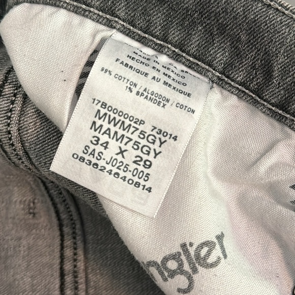 Wrangler Men's Slim Straight Jeans - 34x29 - Picture 5 of 5